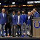Pretty much anyone in this photo would have been a better pick to helm Indy than Jeff Saturday (far right).